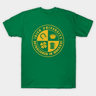 Irish University (Gold) T-Shirt